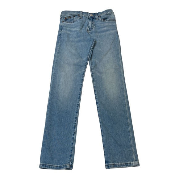 Polo Ralph Lauren Eldridge Skinny Light Wash Blue Denim Jeans Boy’s Size 10 - Picture 1 of 15